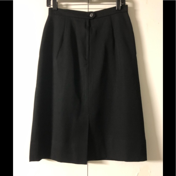 Marshall Fields 100% Pure Wool Skirt Sz 11/12 Vintage Elegance Straight - Picture 9 of 10